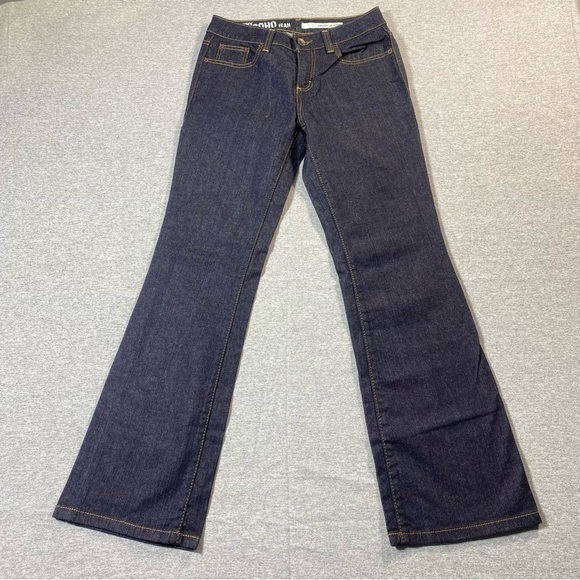 DKNY Soho Jeans Women's Size 6 Blue Mid Rise Bootcut Boho Stretch Western Denim - Picture 1 of 16